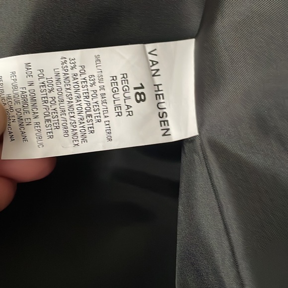 Boys size 18 reg/flex Suit Jacket/Blazer Van Heusen - Picture 3 of 4